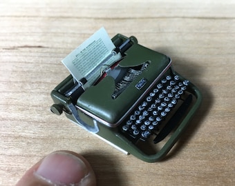 Typewriter miniature 1” scale all metal