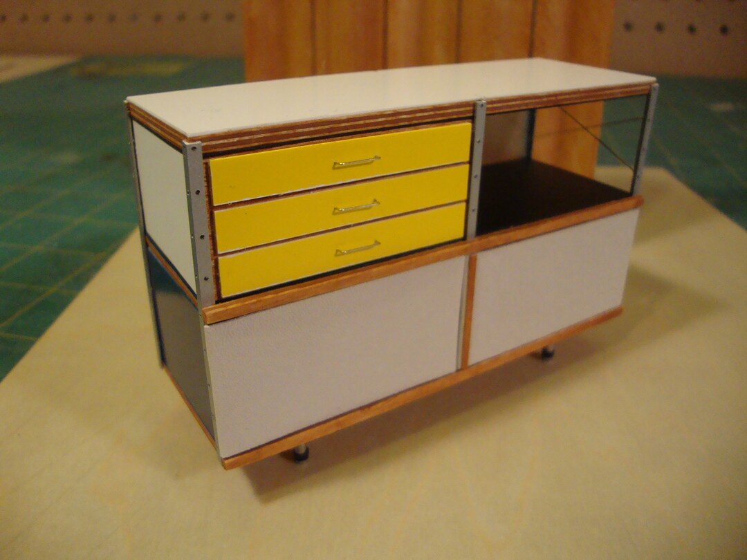 Miniature Eames Small Storage Unit chair Shown for Scale Only Etsy