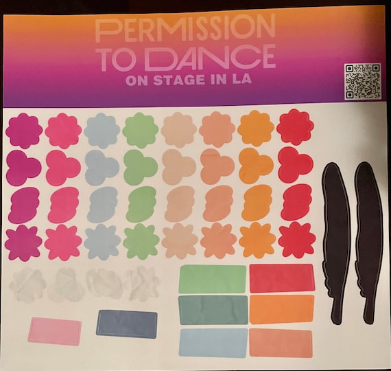 Multicolor Confetti in Crescent Moon|BTS|Permission To Dance LA 2021|Day 4 Confetti|Resin