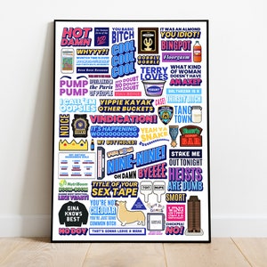 Brooklyn 99 TV Show Quotes Poster