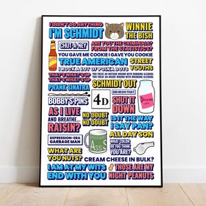 New Girl TV Show Quotes Poster