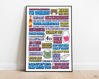 New Girl TV Show Quotes Poster