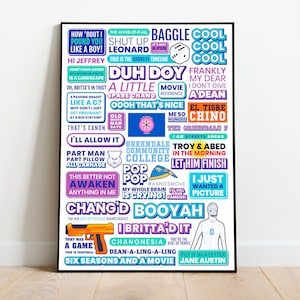 Community TV Show Quotes Poster