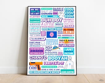 Community TV Show Quotes Poster