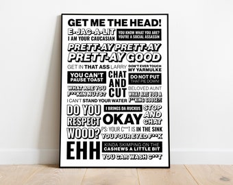 Curb Your Enthusiasm TV Show Quotes Poster