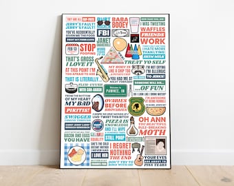 Parks and Recreation TV Show Quotes Poster