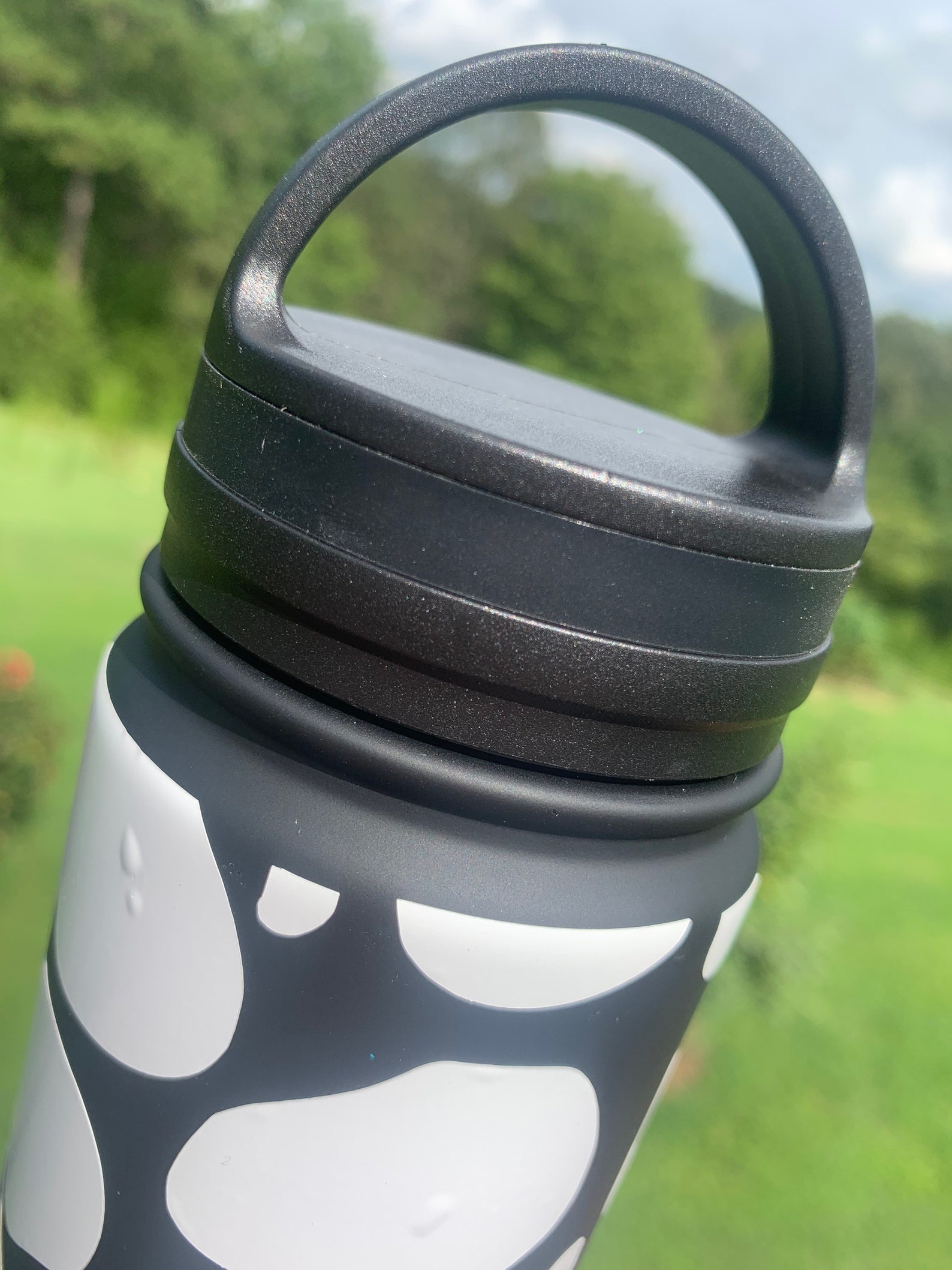 Cow print water bottle cute patterned water bottles cow Etsy