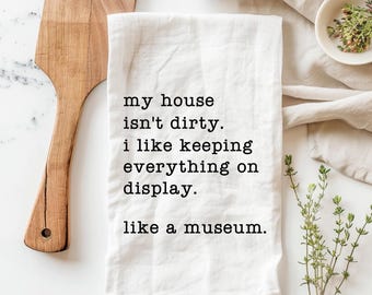 Funny kitchen towel, funny stove tea towel, funny kitchen towel, gifts for mom, funny gift idea, kitchen towel, funny decorative tea towel