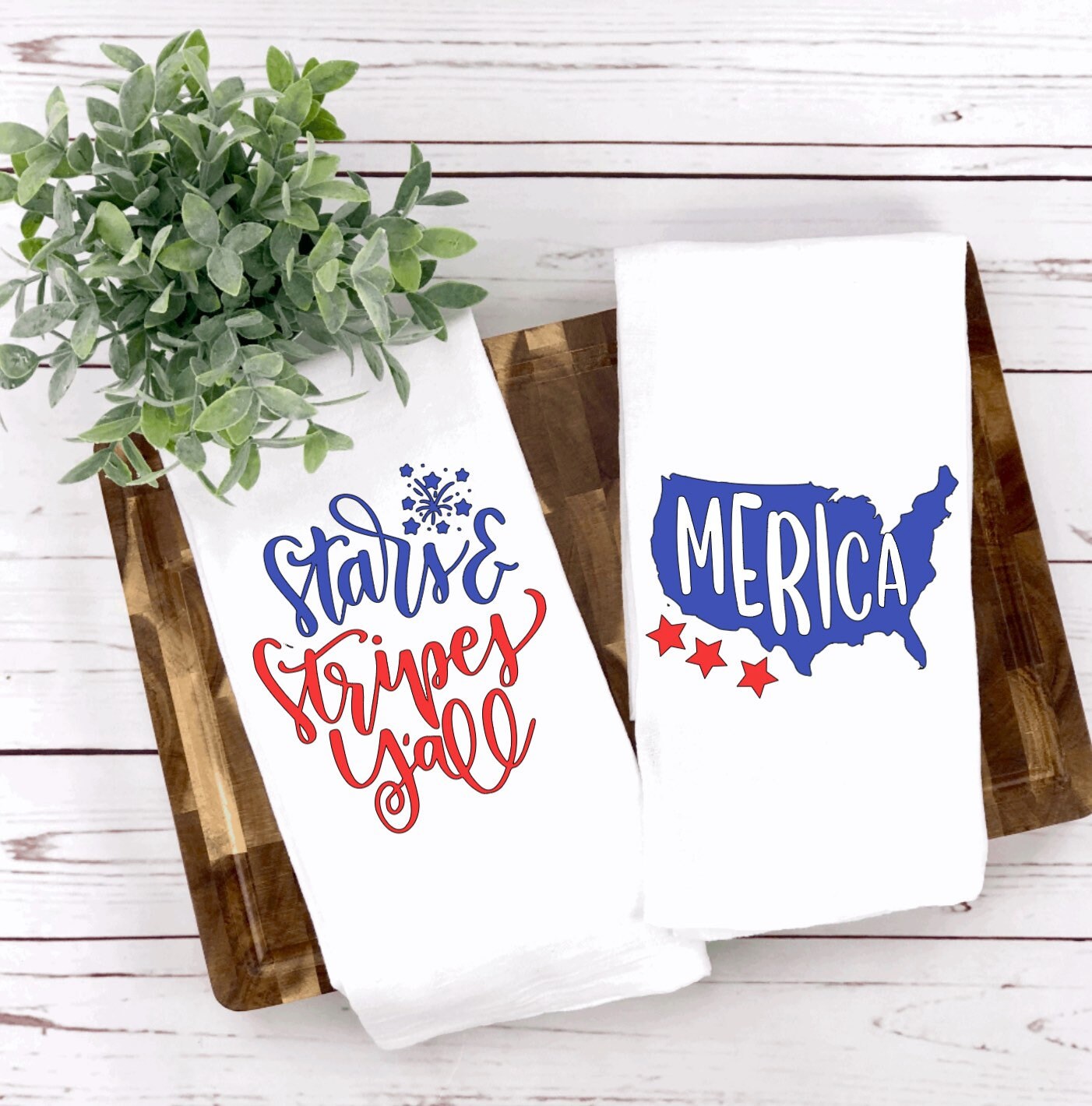 4th of July Memorial Day Labor Day Tea Towels Patriotic Etsy