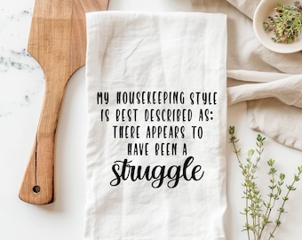 Funny flour sack tea towel, kitchen towels, funny gift ideas, funny kitchen towels, funny tea towels, witty kitchen towels, stove towel