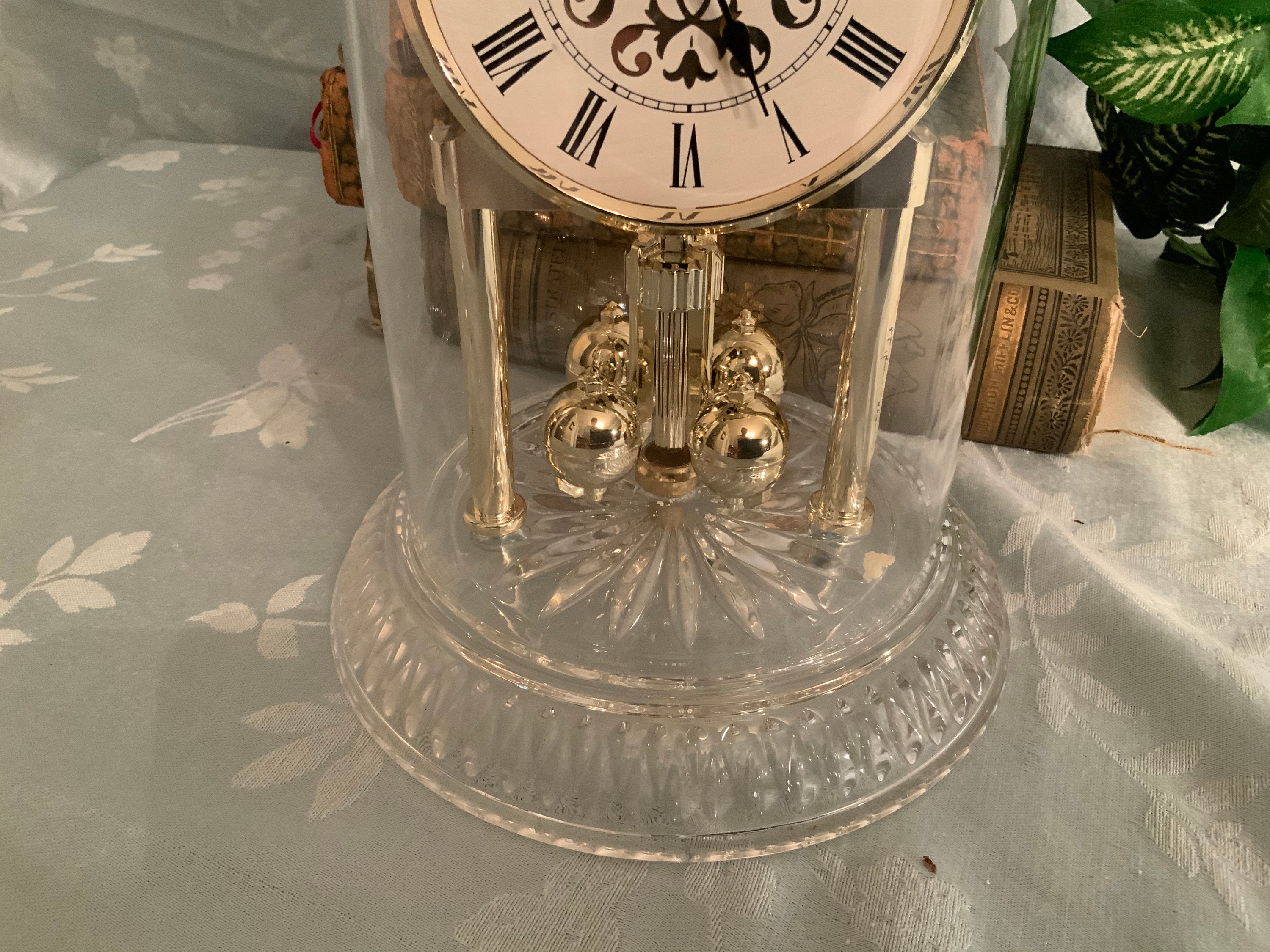 Clock Vintage Howard Miller Quartz Table Anniversary Clock Etsy