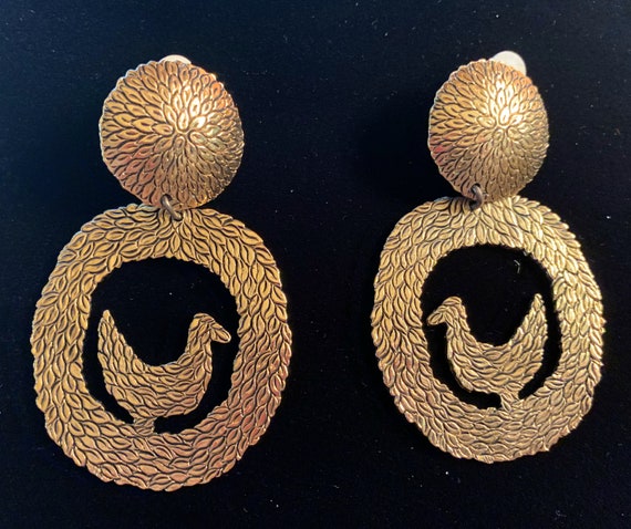 Isobel Canovas Bird Drop Earrings