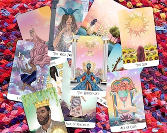 その他 The Mystic Soul Tarot Deck & Soul Art 2nd Edition Mystic Soul Tarot Deck - Etsy