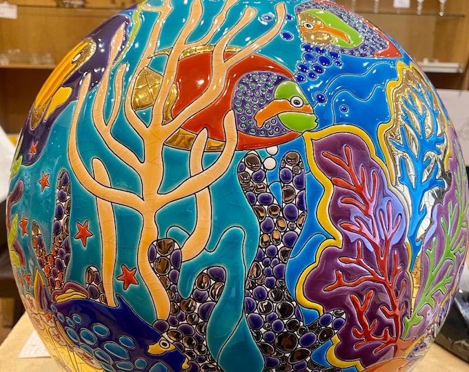 Large New Longwy Vase