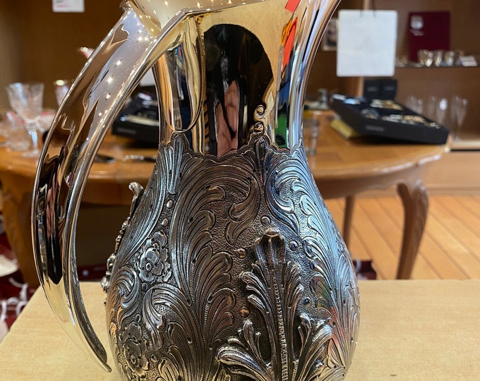 New Solid Silver and Vermeil Carafe