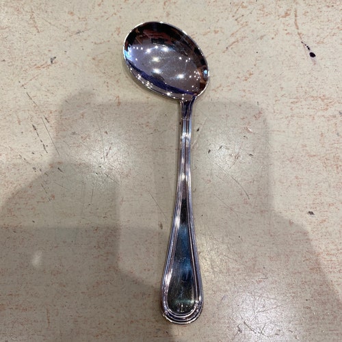 Solid top Silver Baby Spoon