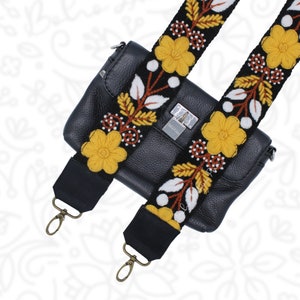Embroidery bag Strap, Boho bag Straps, Floral Purse Strap, Peruvian Straps, Peruvian gifts