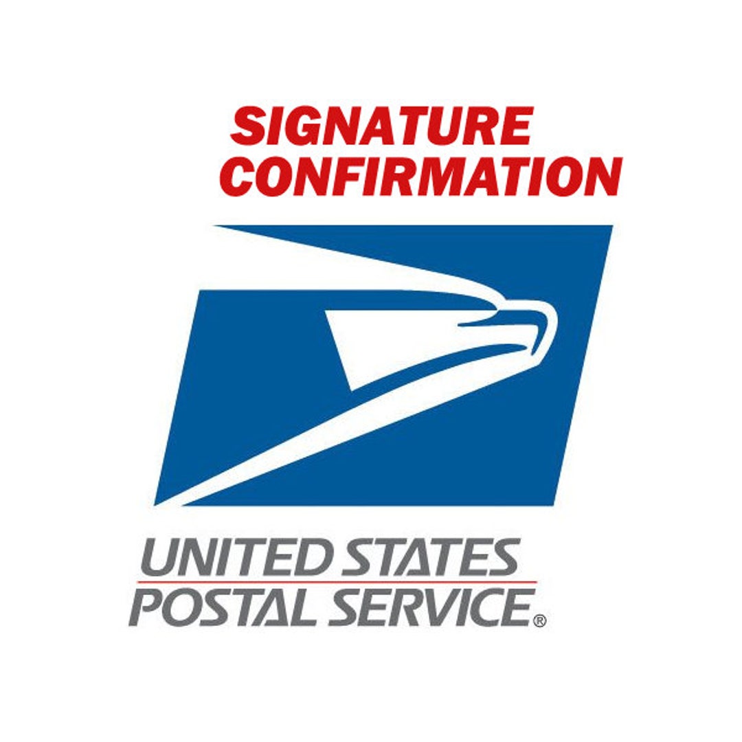 Add USPS Signature Confirmation /signature Required domestic Only Etsy