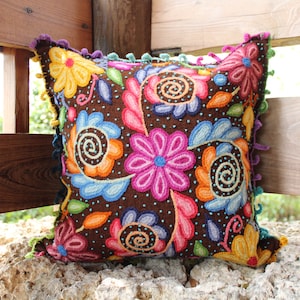 Woven Pillow Cover, Peruvian Pillows, Peruvian Gifts, Accent Pillowcases, Andean Pillow Cover, Peruvian Decor