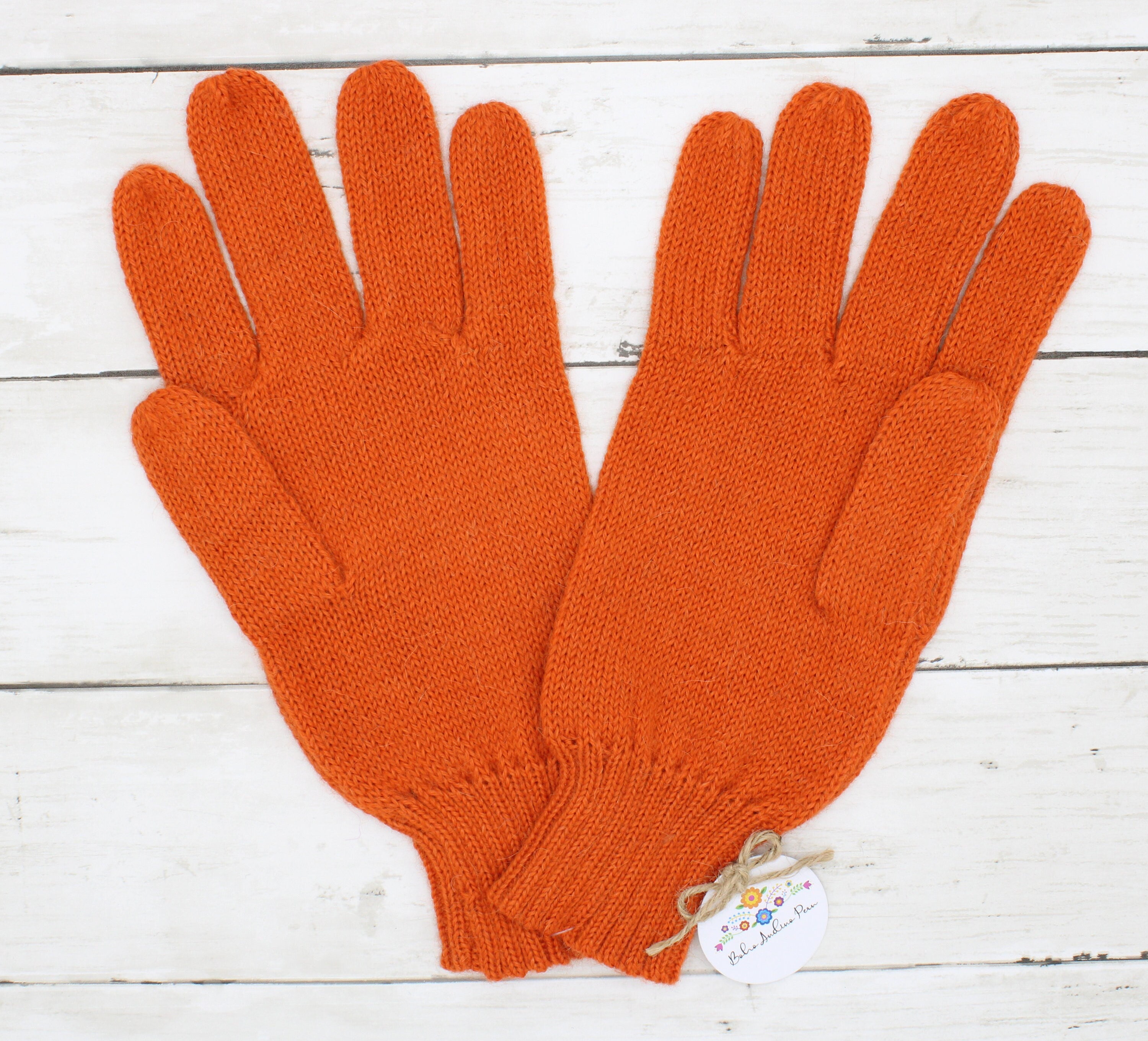 ベビーアルパカ冬用手袋：ペルー産ニットウール混紡 - Etsy 日本