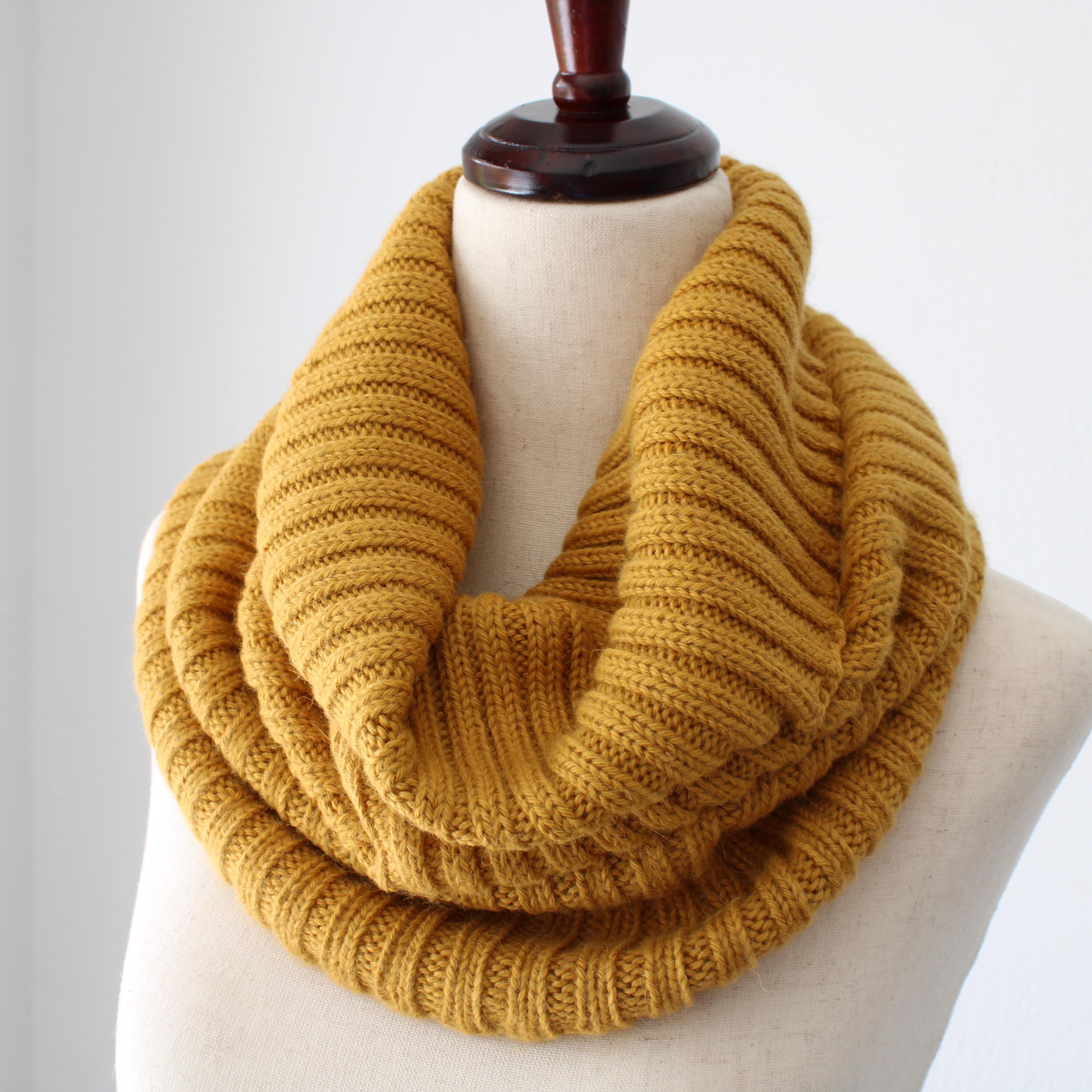 Hand-knitted Baby Alpaca Wool Infinity Scarf: Peruvian Tube Scarf - Etsy