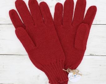 ベビーアルパカ冬用手袋：ペルー産ニットウール混紡 - Etsy 日本