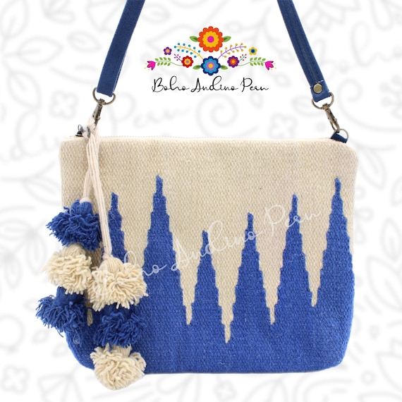 Bolso Tradicional Bolso de Lana Bolso Bandolera de Lana Bolso Artesanal Clutch Boho Regalos Peruanos Etsy Espana