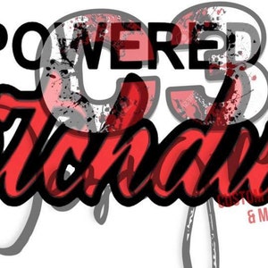 Powered By Bitchdust SVG / Cut File / PNG File / JPG