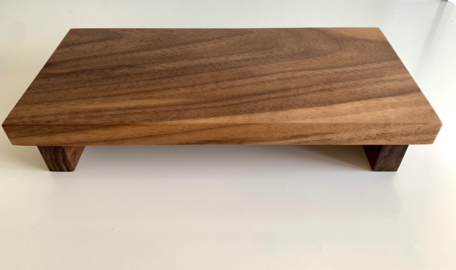 Countertop Tray Kitchen Tray Wooden Riser Tray Wooden Etsy