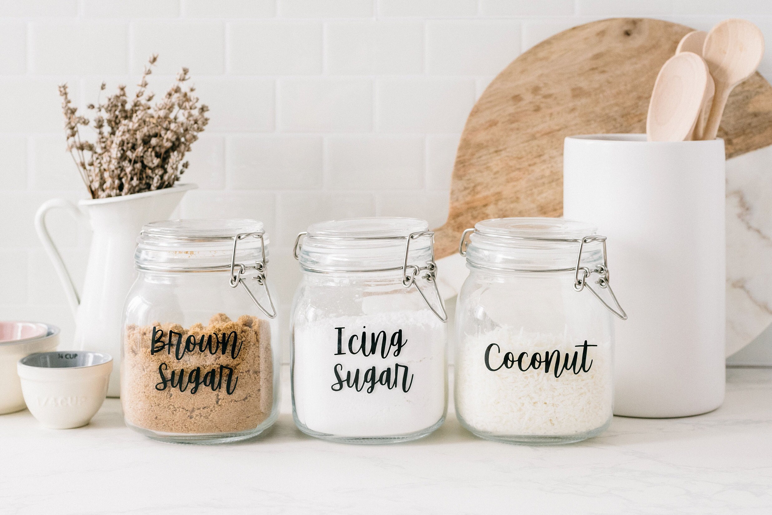 Kitchen Canister Labels Kitchen Canister Decals Kitchen Etsy Canada