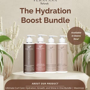 High Porosity Hydration Boost Bundle | High Porosity Hair Care Set | Deep Moisture, Growth & Shine | Leave-In Conditioner, Shampoo, Oil