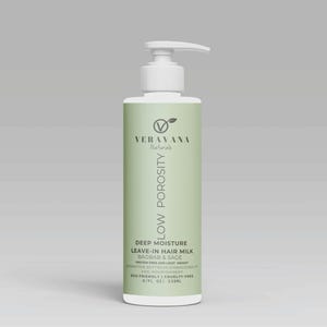 Deep Moisture Leave-in Hair Milk, Leave In Hair Milk, Low Porosity Hair Care, Moisturizing Hair Milk, Frizz Control Hair