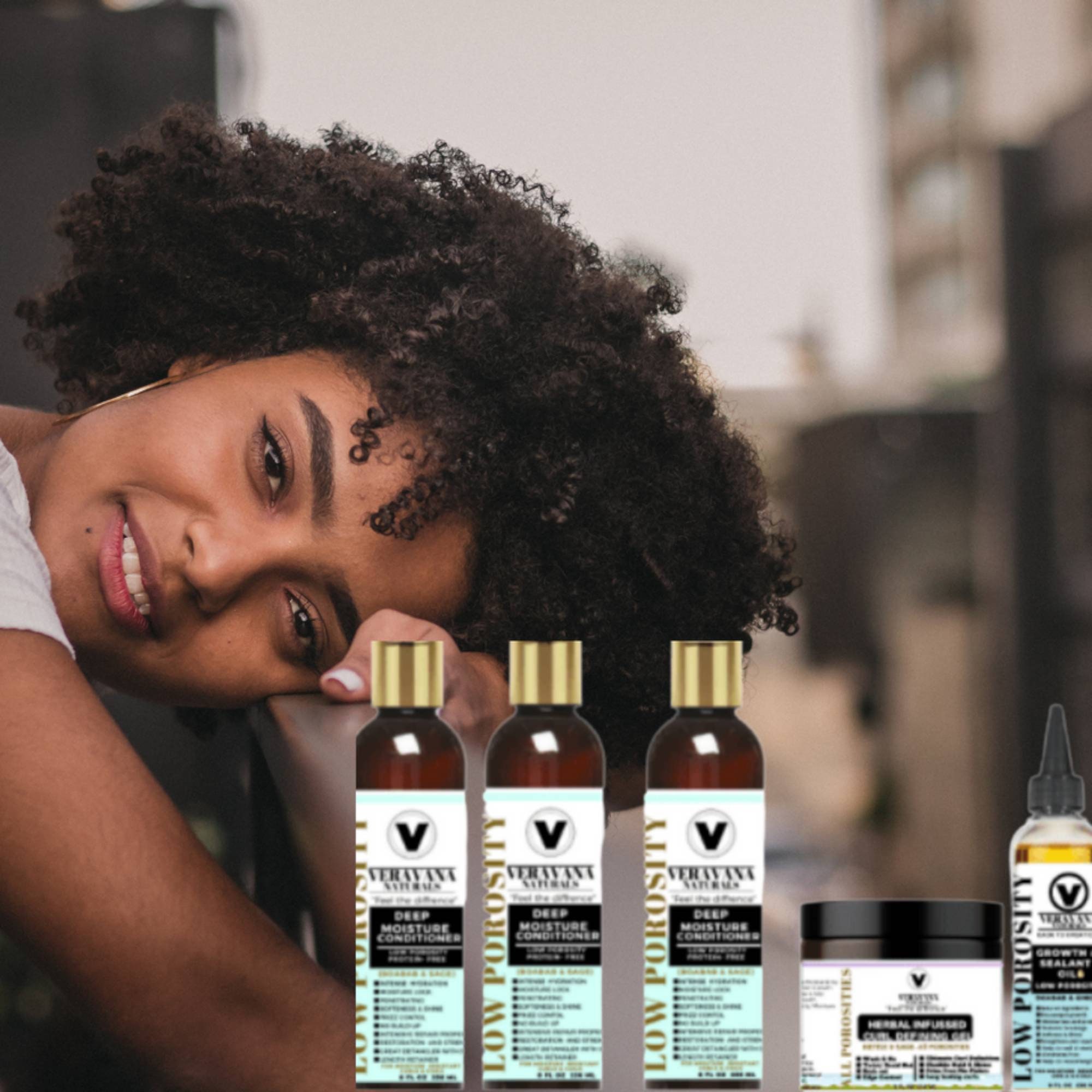 Low Porosity Herbal, Reinigendes Shampoo Veganes Shampoo, Veganer