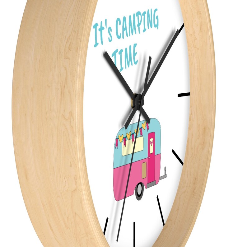 RV Wall Clock RV Camping Wall Decor Camping Time Clock for Etsy