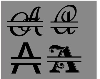 Download Free Single Wooden Letter Fonts Unfinished Birch Plywood 2 34 Etsy SVG Cut Files