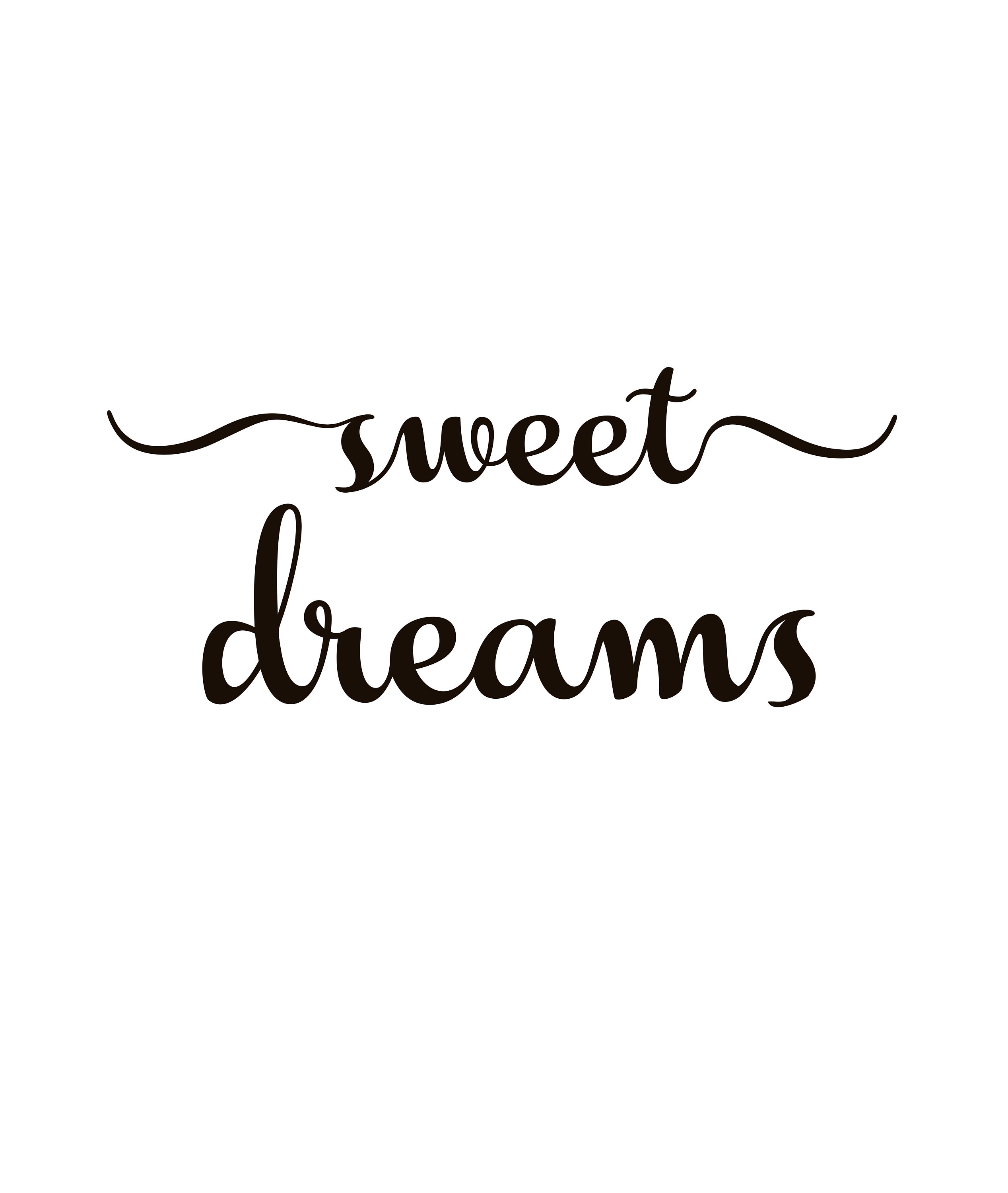 Sweet Dreams svg file and png digital file | Etsy