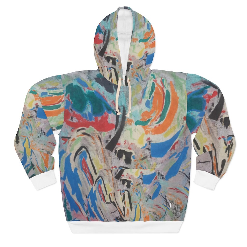 Graffiti art Unisex Pullover Hoodie. Abstract art hoodie. Etsy