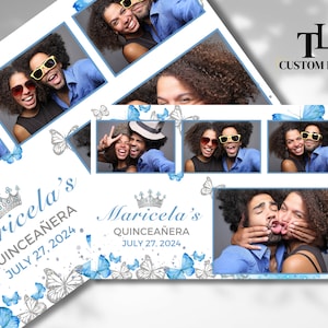 Photo Booth Template, Quince, Wedding, Birthday Party