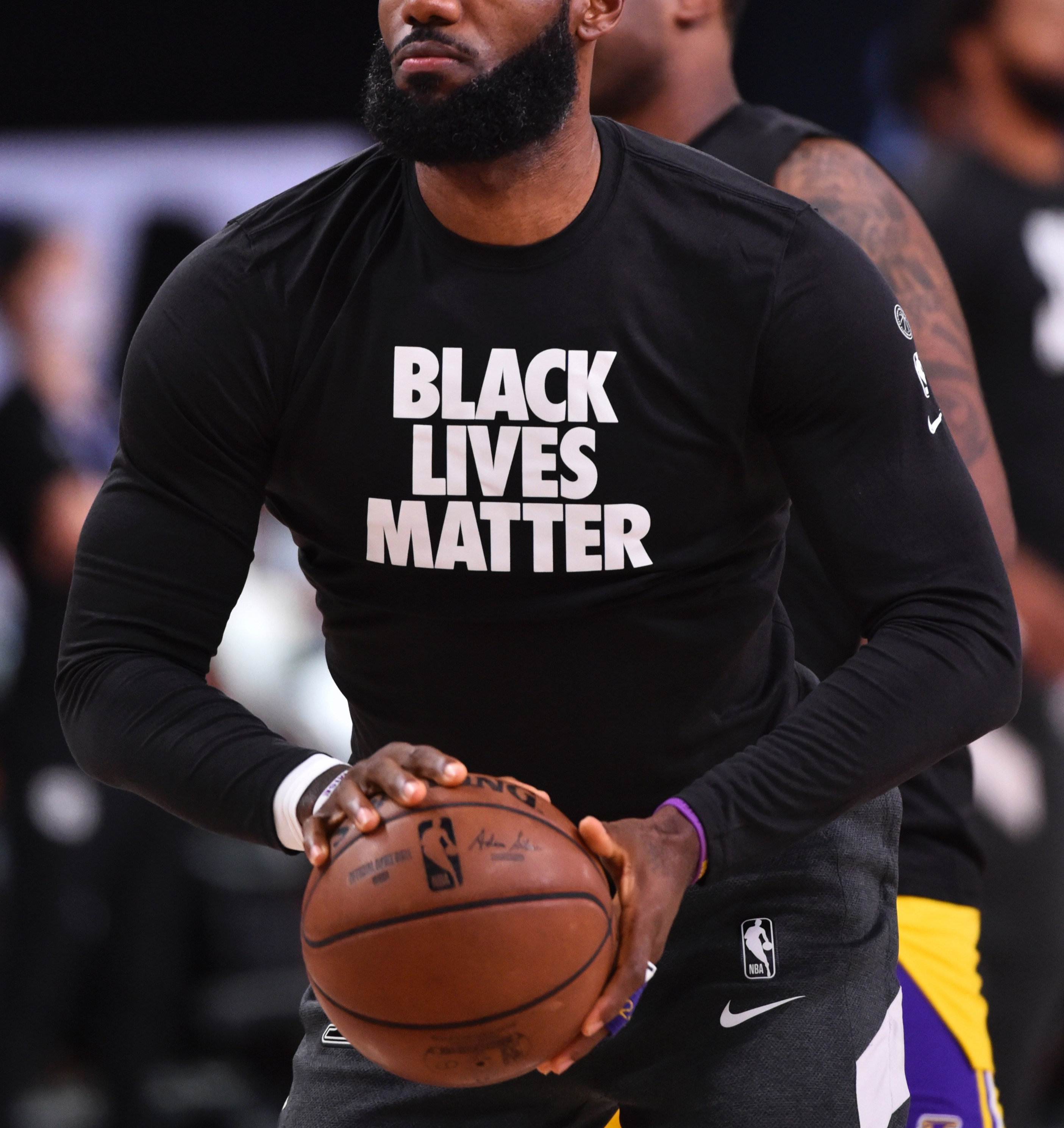 LeBron James will not wear Black Lives Matter message on back of jersey,  will instead wear traditional 'James' 
