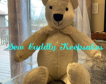 Memory Bears or Pillows: Keepsakes Made From Your Loved Ones and Little Ones Clothing