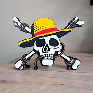 Onepiece logo décoratif 17x11cm