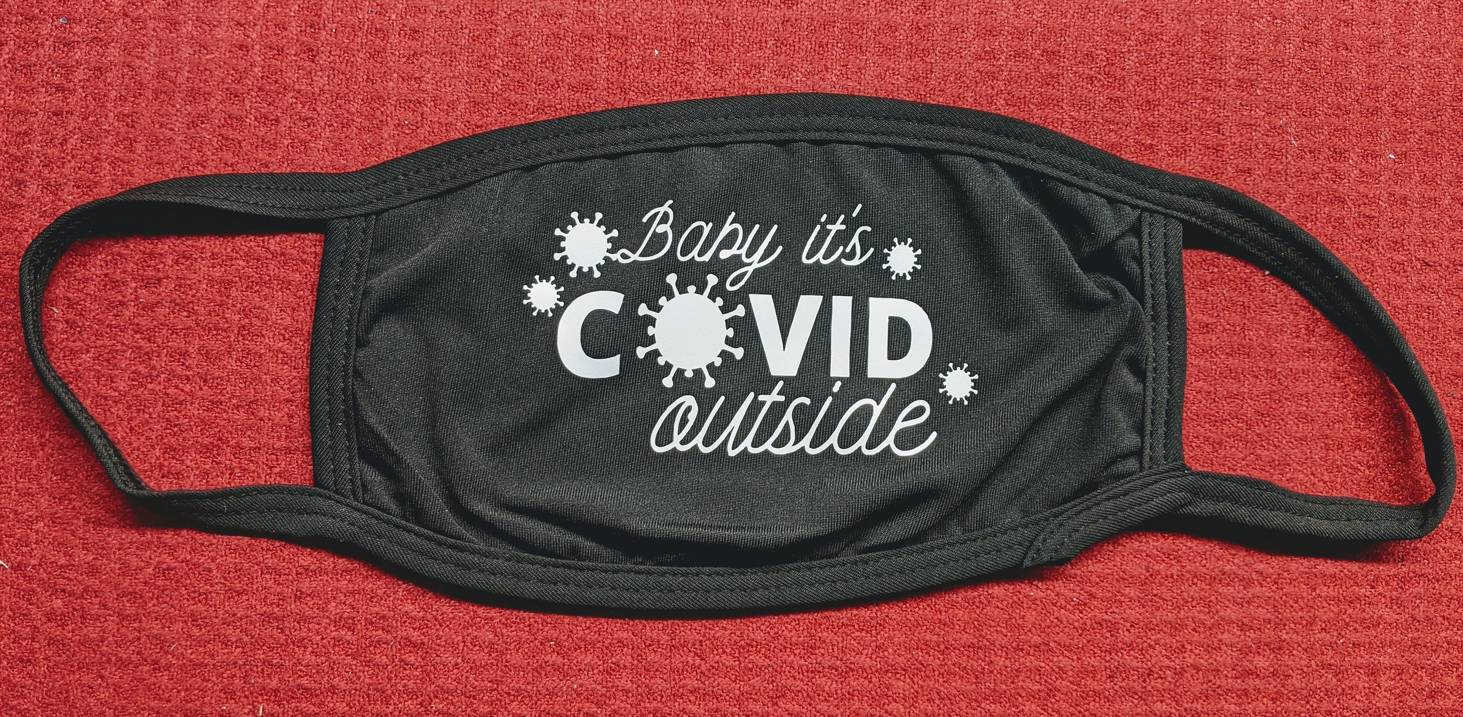 Face Mask Baby It's COVID Outside Face Covering Mask Etsy