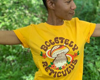 Groovy Mushroom T-Shirt: Boletely Reticulus
