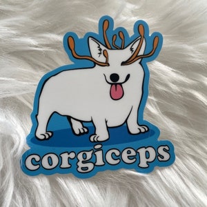 Corgiceps Sticker