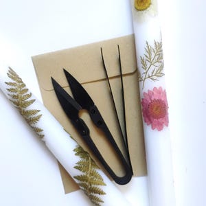 Pressed Flower crafting tools, Scissors, Nipper, Pruning tool, Tweezer, Hobby tools for flower pressing, Botanical pressing, Harvesting tool