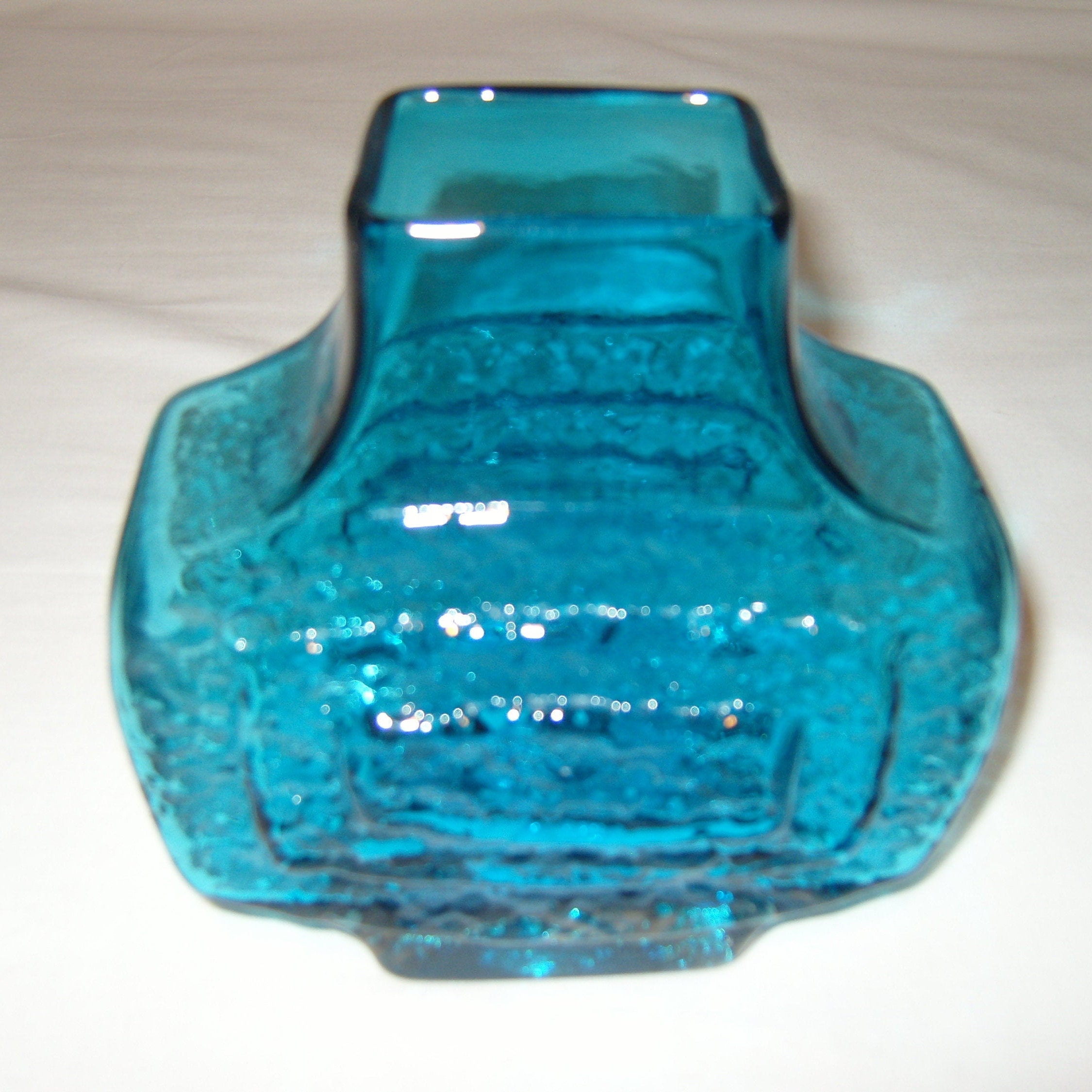 Whitefriars Blue TV Vase 286 Etsy