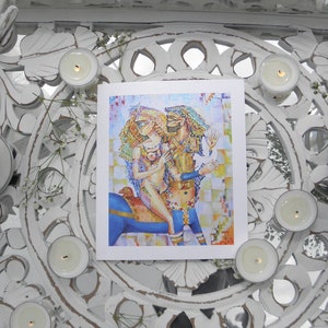 Luxe Fine Art Wenskaart - "Centaurus Wedding" door Ivan Slavkov