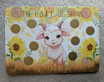 G.O.A.T. Scratch off savings challenge