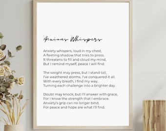 Encouragement Poem | Anxiety poem mental health poetry mental health poems about resilience personal growth poem poetry for encouragement