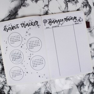 Bullet Journal Printable Set for Journal or Planner Any - Etsy